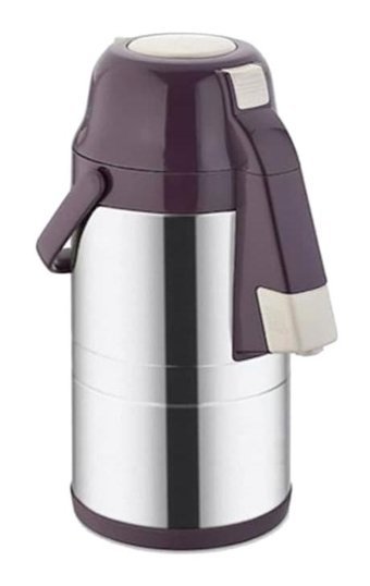 Cooker CKR-2007 Paslanmaz Çelik 2.5 lt Çaydanlık Termos Kahverengi