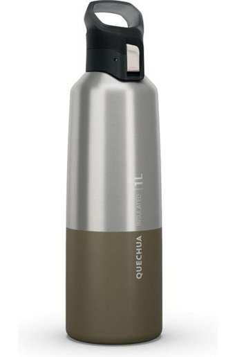 Quechua MH500 Paslanmaz Çelik 500 ml Outdoor Matara Termos Haki