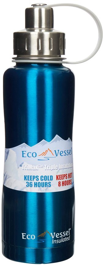 Eco Vessel Paslanmaz Çelik 750 ml Outdoor Matara Termos Mavi