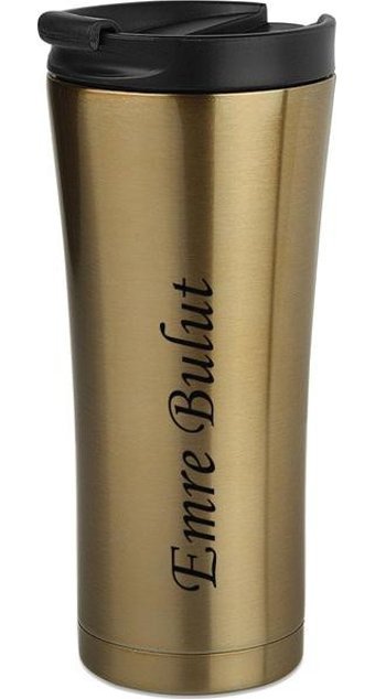 Nrd Life Kişiye Özel Çelik 500 ml Outdoor Bardak Termos Altın