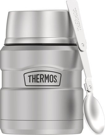 Thermos Paslanmaz Çelik 470 ml Outdoor Yemek Termos Gri