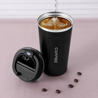 Hallow Paslanmaz Çelik 500 ml Outdoor Matara Termos Siyah