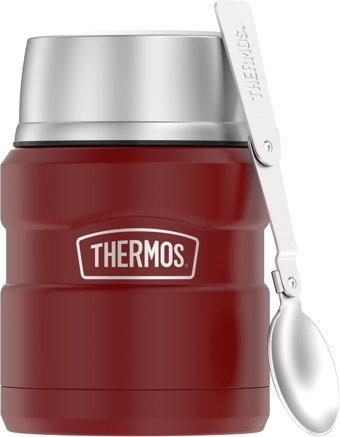Thermos King Paslanmaz Çelik 473 ml Outdoor Yemek Termos Kırmızı