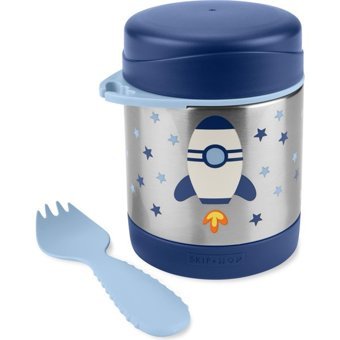Skip Hop Spark Style Paslanmaz Çelik 325 ml Bebek Termos Mavi