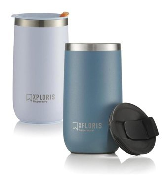 Tupperware 350 Xploris Paslanmaz Çelik 350 ml Outdoor Bardak Termos Gri