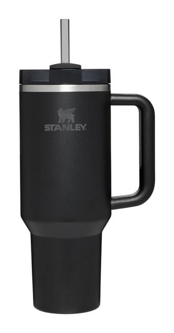 Stanley Quencher H2.0 Flowstate Paslanmaz Çelik 1.18 lt Pipetli Outdoor Bardak Termos Siyah
