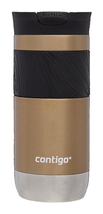Contigo Byron 2.0 Paslanmaz Çelik 470 ml Outdoor Matara Termos Mavi - Siyah