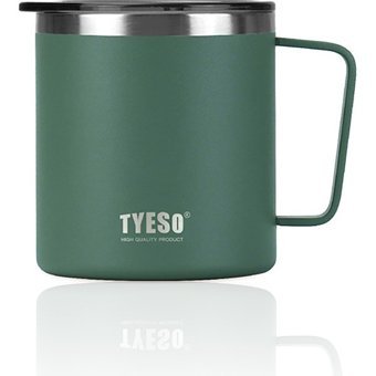 Tyeso Silviya Paslanmaz Çelik 40 lt Outdoor Bardak Termos Yeşil