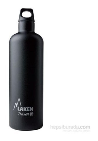 Laken Futura Çelik 750 ml Outdoor Matara Termos Siyah