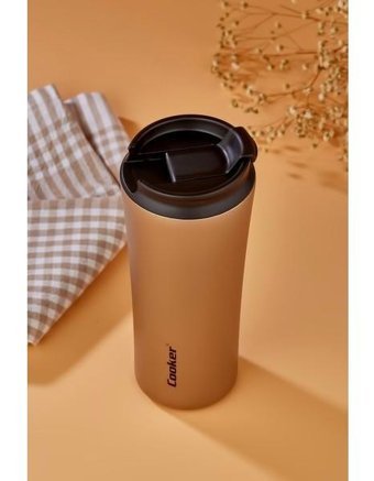 Cooker CKR 2049 Paslanmaz Çelik 400 ml Outdoor Matara Termos Gold