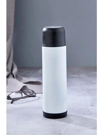 Cooker CKR 2022 Paslanmaz Çelik 750 ml Outdoor Matara Termos Beyaz