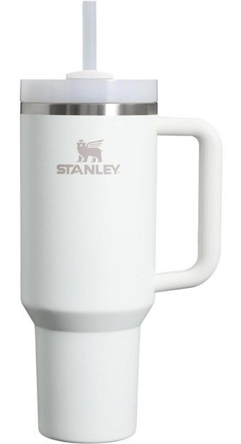 Stanley Quencher H2.0 Flowstate Paslanmaz Çelik 1.18 lt Pipetli Outdoor Bardak Termos Beyaz