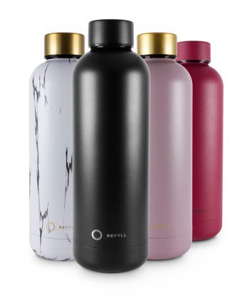 Refyll WonderFYLL Paslanmaz Çelik 500 ml Outdoor Matara Termos Siyah