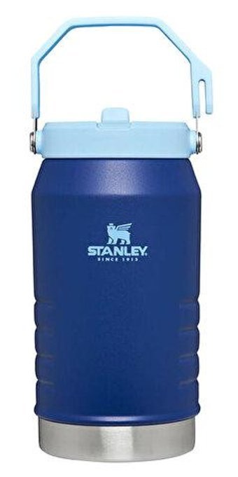 Stanley The Iceflow Flip Straw Paslanmaz Çelik 1.9 lt Pipetli Outdoor Matara Termos Lacivert