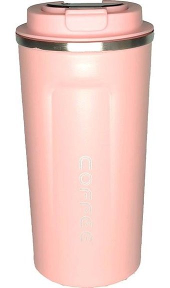 By Timur Sus 304 Paslanmaz Çelik 510 ml Outdoor Matara Termos Pembe