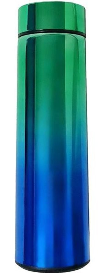 By Timur Sus 304 Paslanmaz Çelik 500 ml Outdoor Matara Termos Mavi-Yeşil