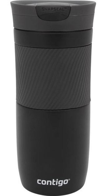 Contigo Byron Snapseal Paslanmaz Çelik 470 ml Outdoor Matara Termos Siyah