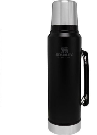 Stanley Classic Paslanmaz Çelik 1.1 lt Outdoor Matara Termos Siyah