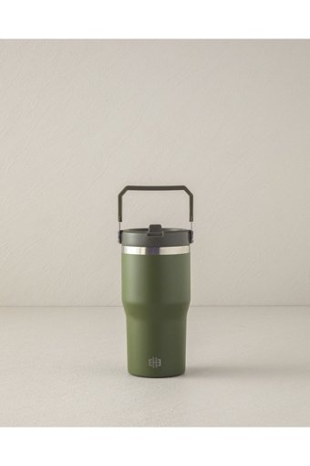 English Home Fiera Paslanmaz Çelik 600 ml Outdoor Bardak Termos Yeşil