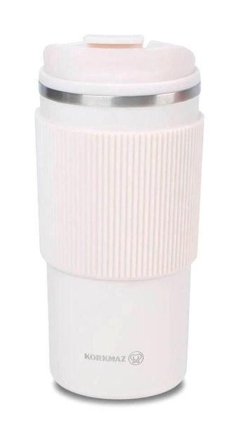 Korkmaz Freedom Paslanmaz Çelik 500 ml Outdoor Matara Termos Beyaz