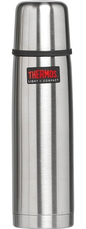 Thermos Light & Compact Paslanmaz Çelik 1 lt Outdoor Matara Termos Gümüş