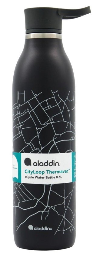 Aladdin CityLoop Paslanmaz Çelik 600 ml Outdoor Matara Termos Siyah