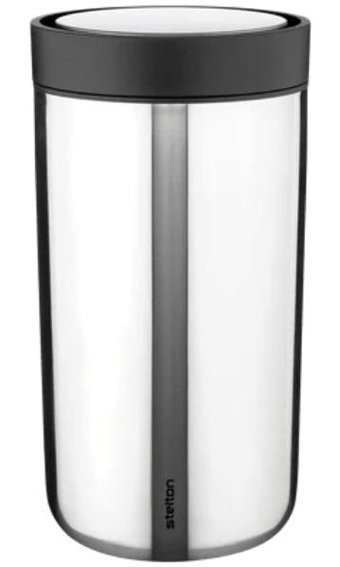 Stelton To Go Click Mug Çelik 200 ml Outdoor Bardak Termos Gümüş