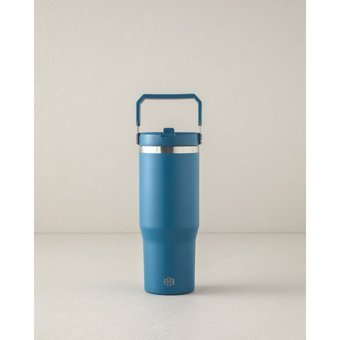 English Home Fiera Paslanmaz Çelik 900 ml Outdoor Bardak Termos Mavi