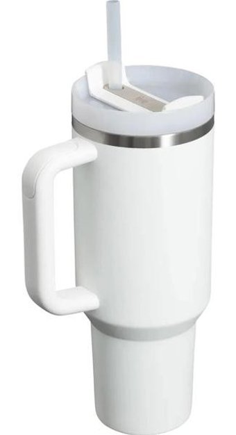 Cooker YK 1462 Paslanmaz Çelik 900 ml Pipetli Outdoor Bardak Termos Beyaz