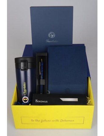 Fenerbahçe Özel Kutulu Paslanmaz Çelik 500 ml Matara Termos Lacivert