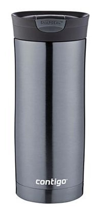 Contigo Huron Gunmetal Paslanmaz Çelik 470 ml Outdoor Matara Termos Gri