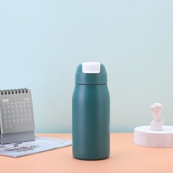 Tuomeng Paslanmaz Çelik 480 ml Outdoor Matara Termos Yeşil