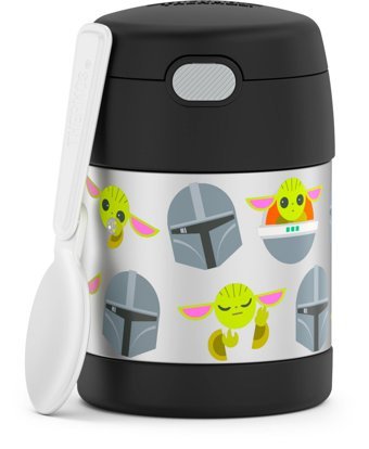 Thermos Funtainer Mandalorian Paslanmaz Çelik 350 ml Yemek Termos Çok Renkli