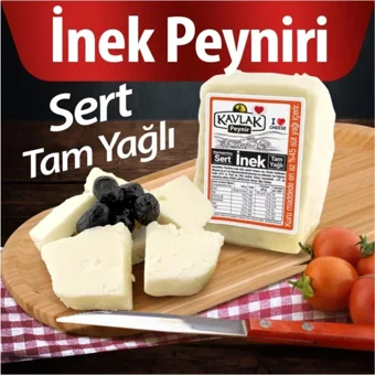Kavlak Zeytin Sert Tam Yağlı Beyaz İnek Peyniri 350 gr
