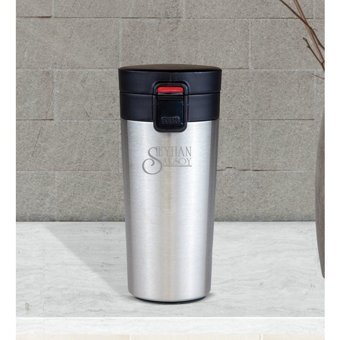 Bk Kişiye Özel 5303 Çelik 350 ml Outdoor Matara Termos Krom