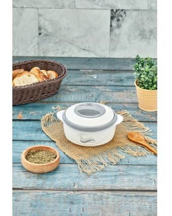Cooker Lüx Paslanmaz Çelik 500 ml Yemek Termos Beyaz