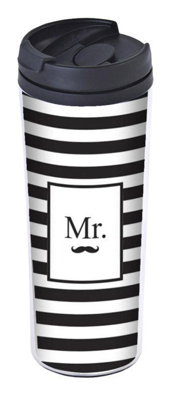 Allmug Plastik 380 ml Outdoor Matara Termos Beyaz - Siyah