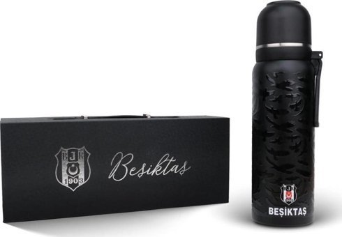 Timon Çelik 650 ml Outdoor Matara Termos Siyah