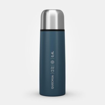 Quechua Paslanmaz Çelik 400 ml Outdoor Matara Termos Mavi