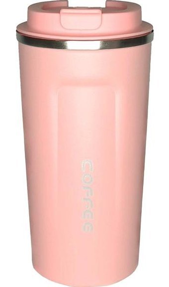 By Timur Sus 304 Paslanmaz Çelik 510 ml Outdoor Matara Termos Koyu Pembe