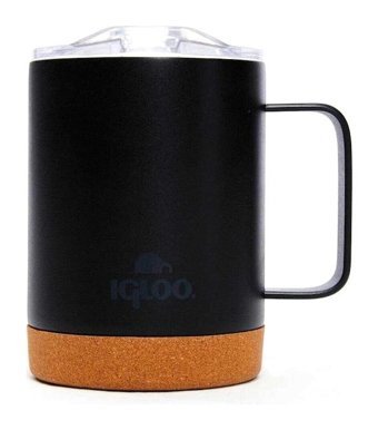 Igloo Cork 205696 Paslanmaz Çelik 350 ml Bardak Termos Siyah