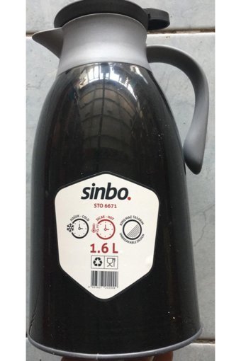 Sinbo STO-6534 Paslanmaz Çelik 1.6 lt Çaydanlık Termos Siyah