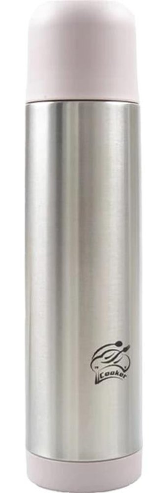 Cooker CKR 2001 Paslanmaz Çelik 500 ml Outdoor Matara Termos Gümüş - Pembe