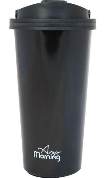 Morning SI231902 Paslanmaz Çelik 530 ml Outdoor Bardak Termos Siyah
