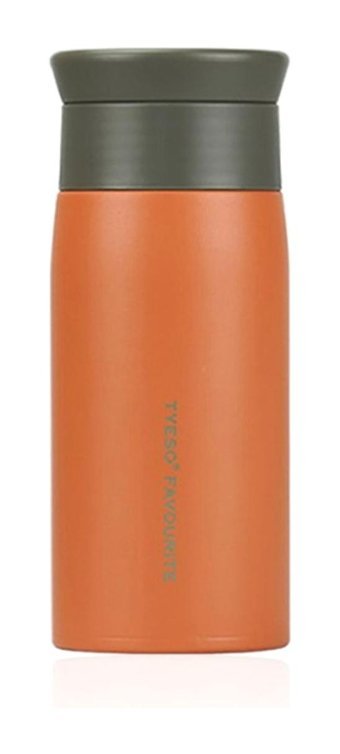 Tyeso Grace Paslanmaz Çelik 350 ml Outdoor Matara Termos Turuncu