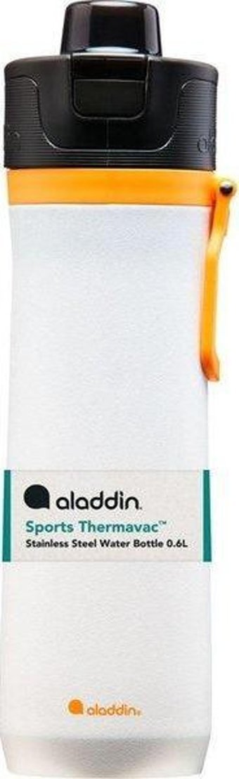 Aladdin Sports Thermavac Paslanmaz Çelik 600 ml Outdoor Matara Termos Beyaz