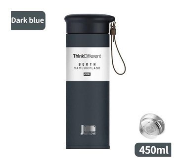 Tcherchı Paslanmaz Çelik 450 ml Outdoor Matara Termos Mavi
