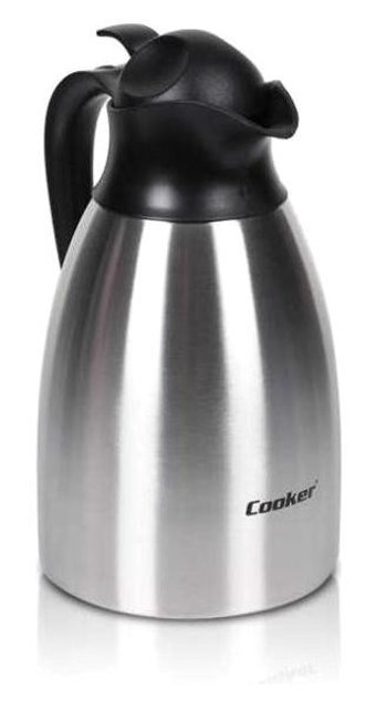Cooker CKR 2098 Paslanmaz Çelik 1.5 lt Çaydanlık Termos Gri