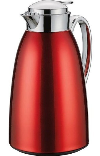 Cilio Venezia - 543940 Paslanmaz Çelik 1 lt Çaydanlık Termos Kırmızı