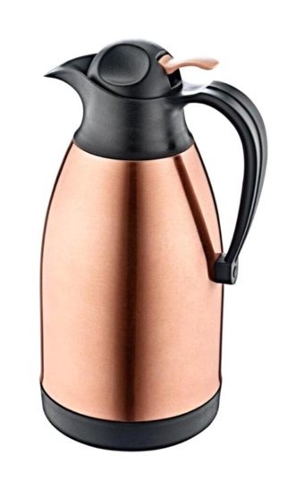 Oms 3281 Bakır-Paslanmaz Çelik 2.5 lt Çaydanlık Termos Rose Gold